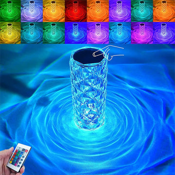 16 Color Daimond Crystal Lamp With Remote LED Crystal Table Lamp (L